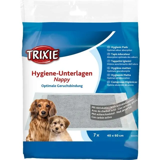 Hygiene-Unterlage Nappy, Aktivkohle, 40 × 60 cm, 7 St.
